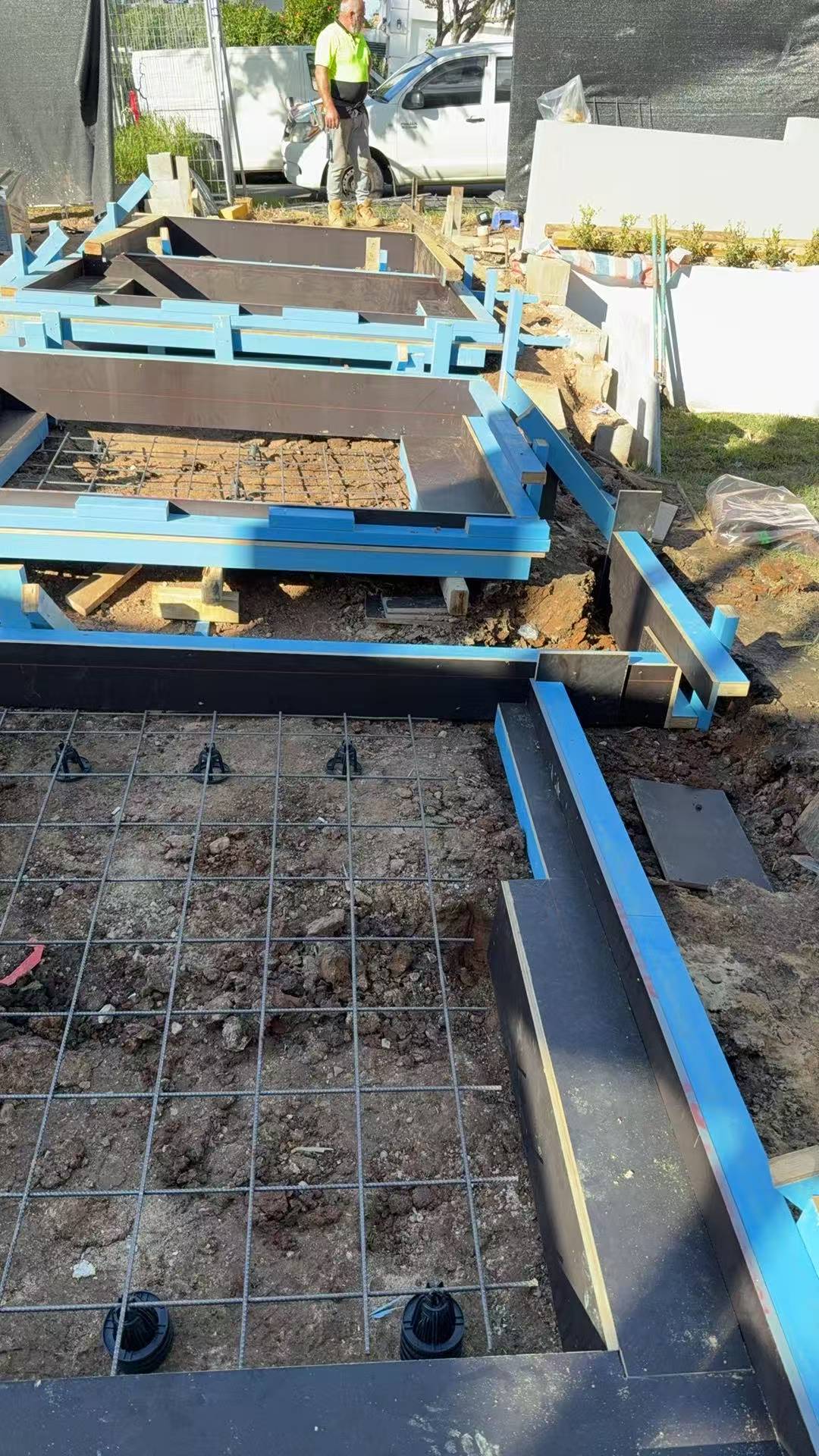 Detailed formwork - ground works